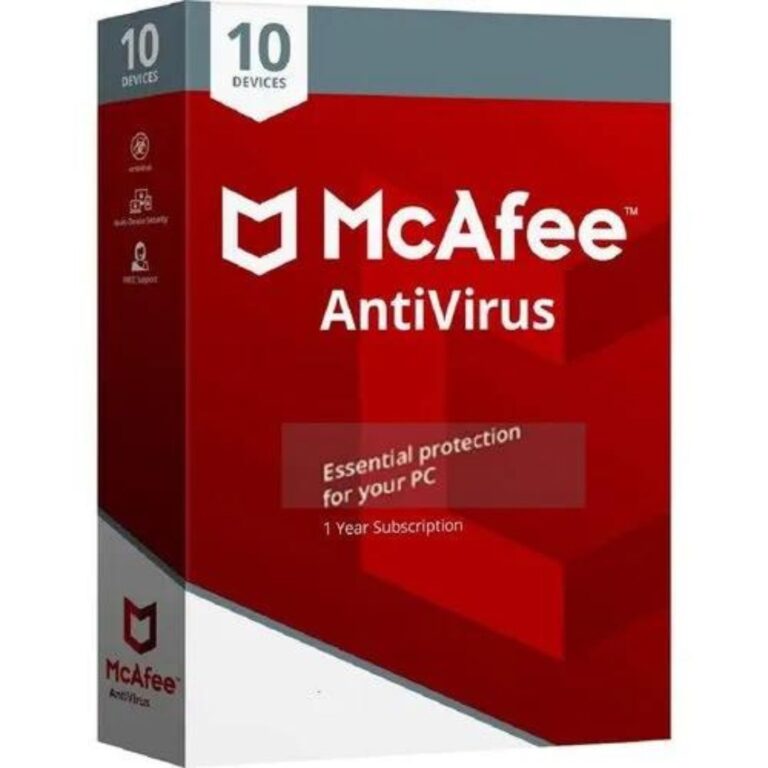 McAfee Total Protection | 10 Device, 1 Year